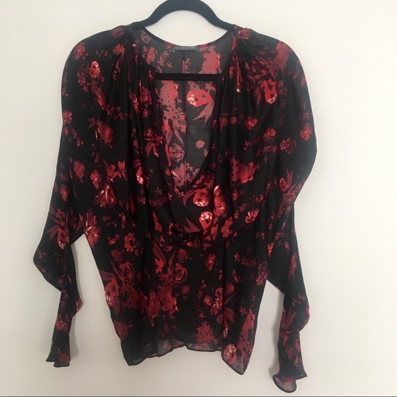 Alexander McQueen Fall 2009 Silk Floral Blouse EUC - Picture 5 of 8